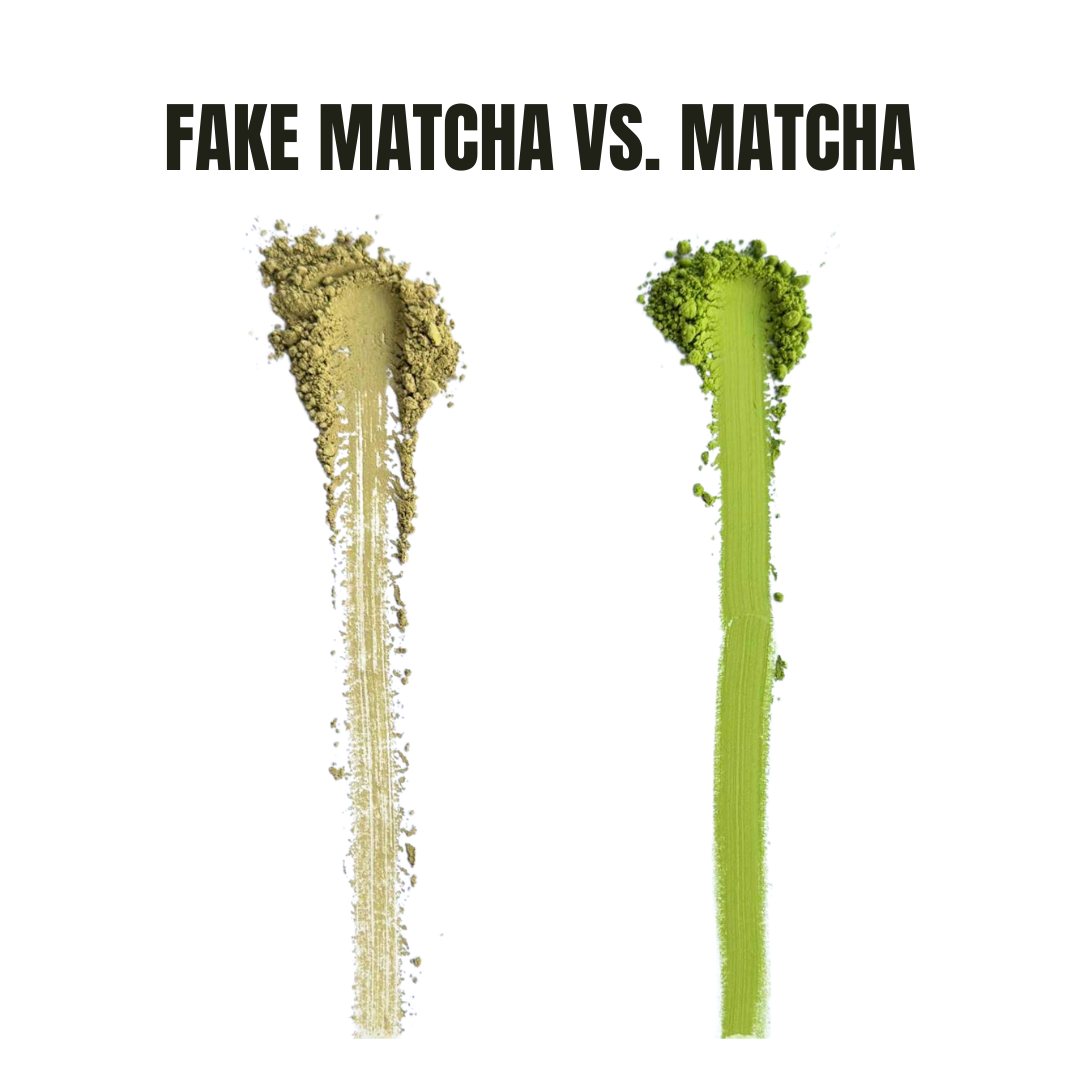 FAKE MATCHA VS. MATCHA