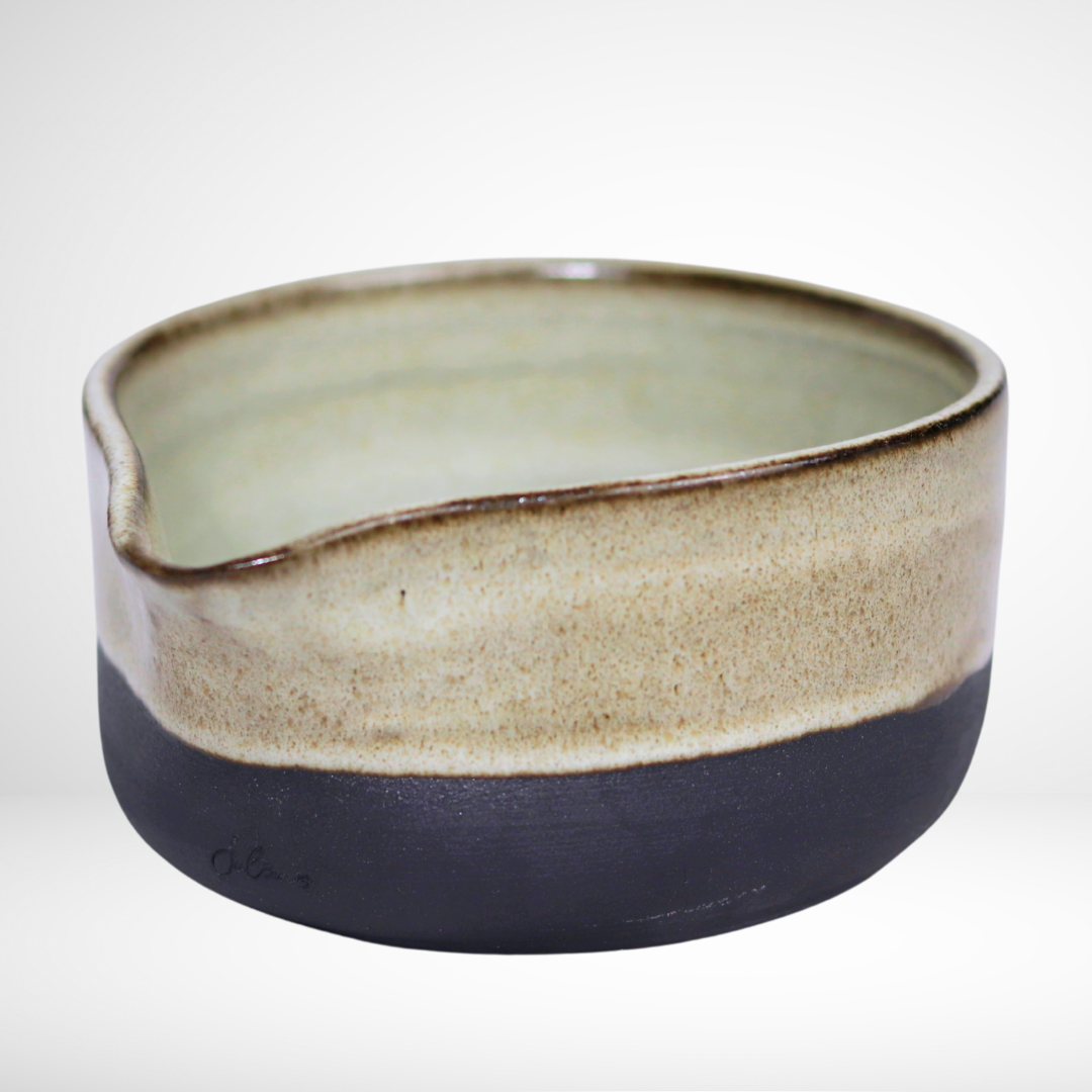 GESCHENKBOX - Ceremonial Matcha Set Deluxe - Forest Stone Bowl mit Außguss